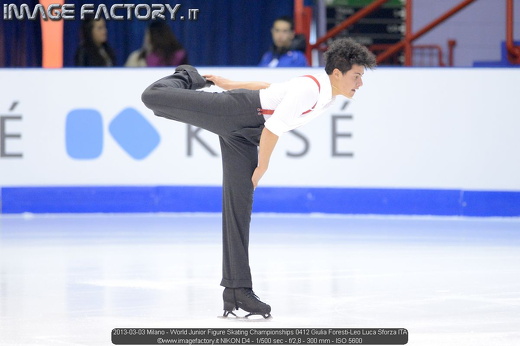2013-03-03 Milano - World Junior Figure Skating Championships 0412 Giulia Foresti-Leo Luca Sforza ITA